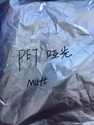 100micron Bag Membuat Film PET Metalized, Kemasan Matte PET Film