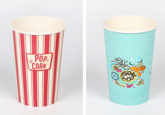 16oz Double Wall Movie Theater Disposable Paper Popcorn Bucket