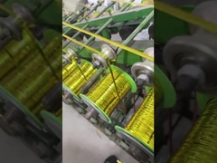 Roti permen dasi benang tali terikat film PET bermetal merah