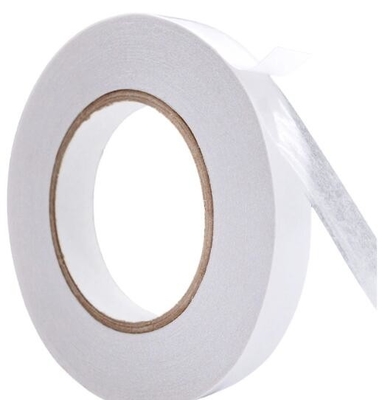 Solvent Base / Hot Melt Double Side Paper Embroidery Tape Dengan Hot Melt / Solvent
