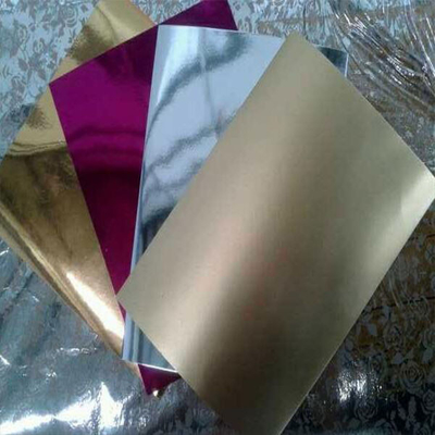 Perak Dan Emas Foil Kertas Makanan Wrapping Paper Aluminium Foil Backed Paper