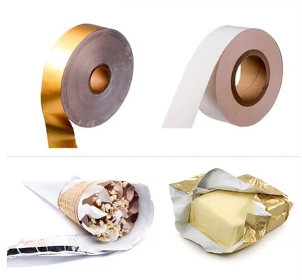 Percetakan Makanan Kemasan Aluminium Foil, 75gm Murah Perak Warna Butter Wrapping Paper Untuk Dijual