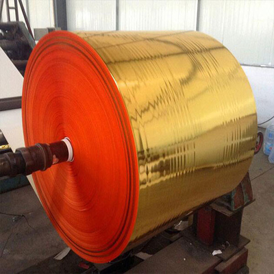 PET-aluminium Coating Paper / Metallic Gold/ Silver Paper Film Dan Lembar Papan Kertas (250gm-450gm)