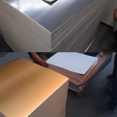 250GSM Art Craft Paperboard 50*70 Cm Mirror Paper Board Custom Ketebalan Dan Ukuran Laminated Perak / Emas Metallic Paper