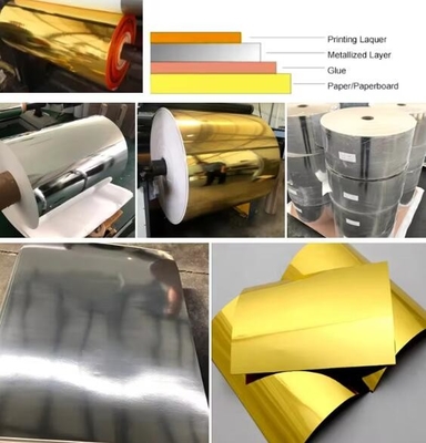 Transfer Pet Metallized Holographic Paper / Cardboard Untuk Pencetakan Dan Pengemasan