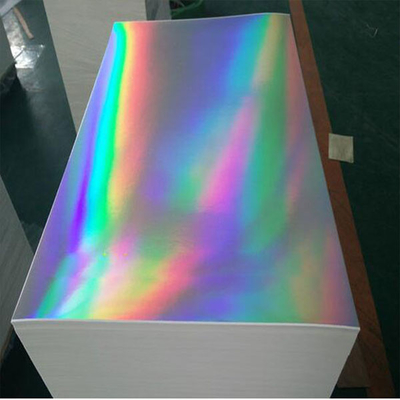 Transfer Pet Metallized Holographic Paper / Cardboard Untuk Pencetakan Dan Pengemasan