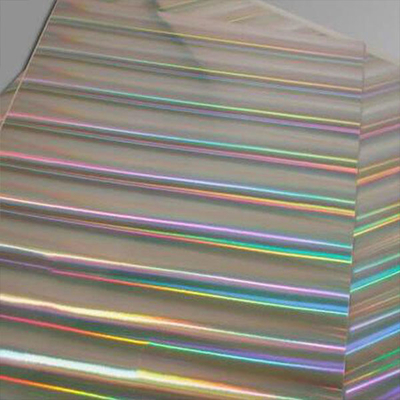 Transfer Pet Metallized Holographic Paper / Cardboard Untuk Pencetakan Dan Pengemasan