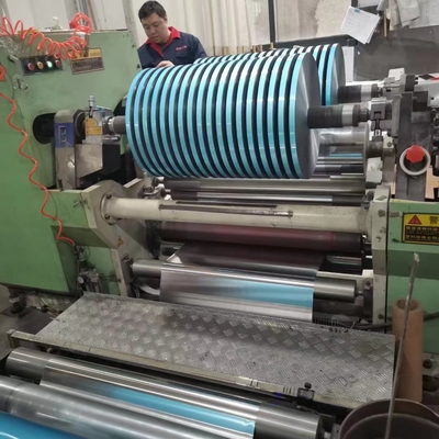 Disesuaikan Biru Dan Hitam Tembaga Metalized Pet Atau Aluminized Polyester Film Untuk Kemasan Dan Saluran