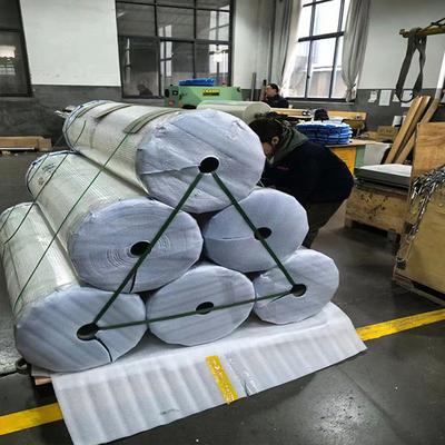 OPP Pet Transparan Jelas Plastik Face Shield Packing Roll Film Untuk Label