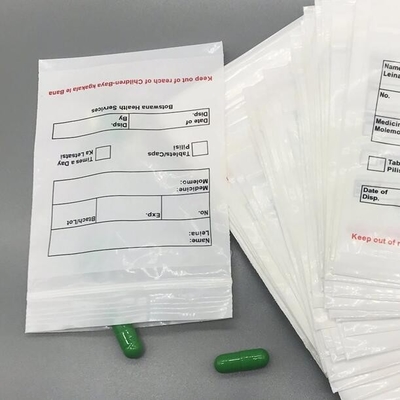 Double Pocket Zipper Transparent Packaging Film Eco-Friendly Plastic Liquid Bio Hazard Biohazard Medical PE Patological Seal Bag