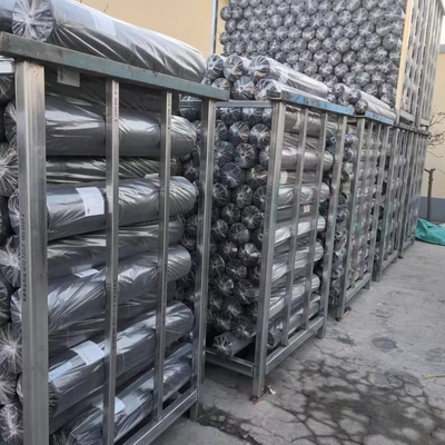 90g 100g 200g 250g Polypropylene Control Barrier Weed Mat, Kain Anti Rumput Hitam dalam Gulung