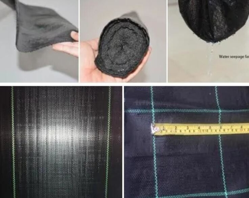 Harga kompetitif Kain Pengendalian Rumput - UV Stabilisasi Hitam Heavy Duty Landscape Ground Cover Film