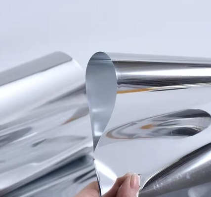 Perhiasan Perak / WarnaVmpet 12 Mikron AL PET Laminating Film Roll Untuk Kemasan Ular