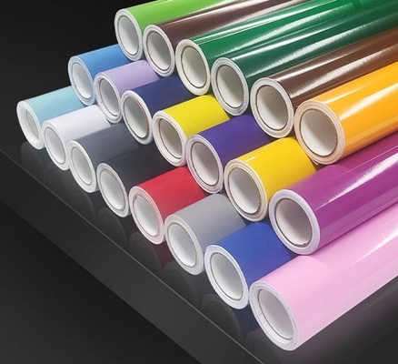 Roll film PVC yang menempel sendiri, stiker dinding tahan air untuk bodi mobil dan dekorasi mobil