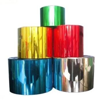 Film Twist PVC Transparan, Film Pelangi Untuk Membungkus Permen, Film Twist Candy Packaging Film Film Iridescent