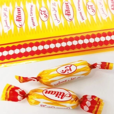 Mencetak Transparent Candy Wrapping PVC Twist Film Dengan Pelangi Iridescent Warna Untuk Candy Packaging Wrapper