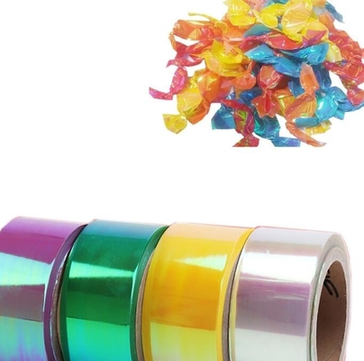 Grosir Pelindung Pelangi PVC Alam Candy Twist Sequin Film Untuk Pengemasan Dan Dekorasi