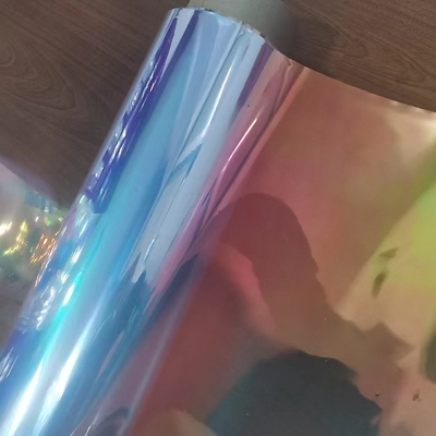 Film kemasan PVC warna-warni untuk dekorasi dan pencetakan Laminated, PVC film twist kaku