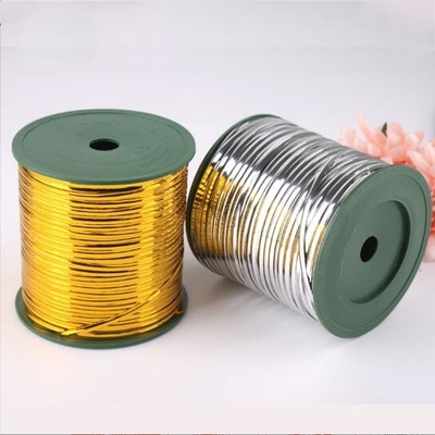 Grosir 6-15cm Emas dan perak kabel dasi, roti makanan hadiah kabel dasi berwarna, penyegelan twist dasi tali