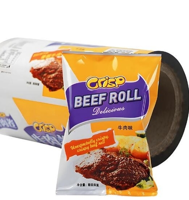 Percetakan khusus 110mic.100mic pet+al+pe film pada gulung untuk Food Packaging Bag