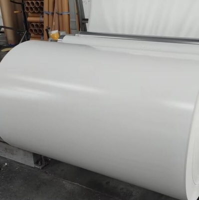Putih Solid Warna Putih PU Foil Kertas Untuk Belakang Plywood Dan Papan MDF Dekoratif Kertas Untuk Furnitur