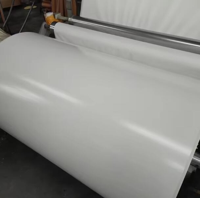 Putih Solid Warna Putih PU Foil Kertas Untuk Belakang Plywood Dan Papan MDF Dekoratif Kertas Untuk Furnitur