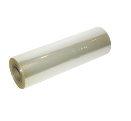 PVC Shrink Film Roll untuk Panas Label Bungkus Bubuk Protein Botol Jus Air Kaleng Minuman Kaca
