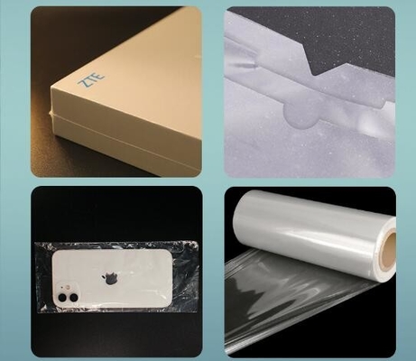 Low Temperature Soft Pof Heat Shrink Film, Pof Lipat Thermoplastic Heat Shrink Packaging Film