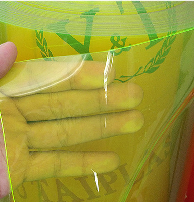 0.25mm Clear Flexible Thin Packaging PVC Film Untuk Tote Bag Dan Tablecloth