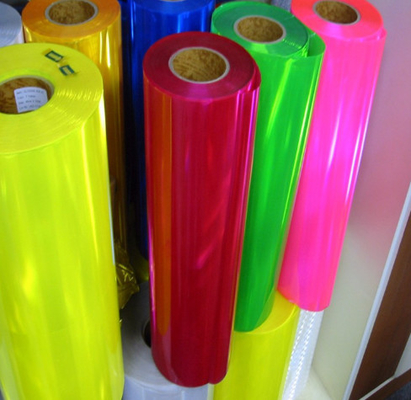PVC Soft Glue Film Transparan Warna PVC Frosted Warna Glossy Glue PVC Film