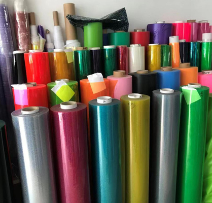PVC Soft Glue Film Transparan Warna PVC Frosted Warna Glossy Glue PVC Film