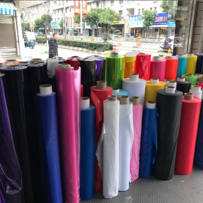 PVC Soft Glue Film Transparan Warna PVC Frosted Warna Glossy Glue PVC Film