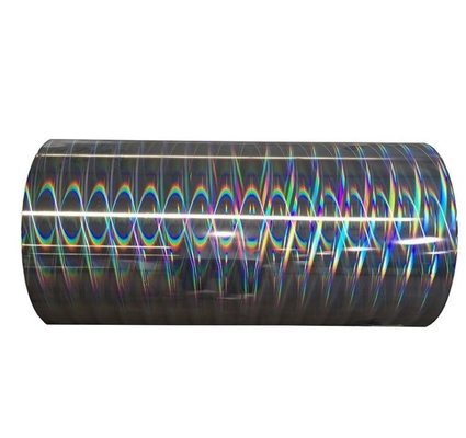 Film laminasi transparan termal holographic untuk kotak membuat kertas papan lapis