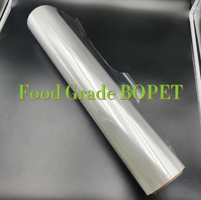 Food Grade 12 Micron Resistensi suhu tinggi Pet Film, Film Kemasan Bopet Transparan