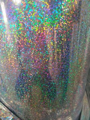 12mic PET/17mic bopp lapisan primer metallized holographic Digunakan untuk UV Printing