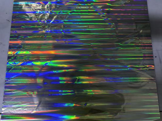 12mic PET/17mic bopp lapisan primer metallized holographic Digunakan untuk UV Printing