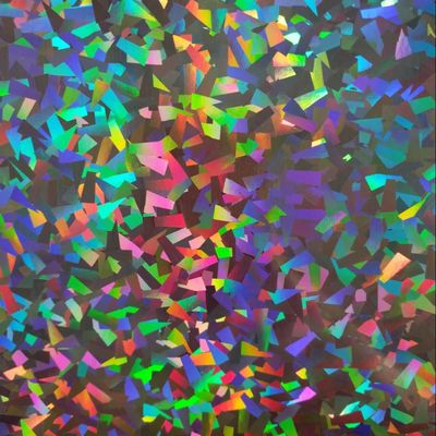 12mic PET/17mic bopp lapisan primer metallized holographic Digunakan untuk UV Printing