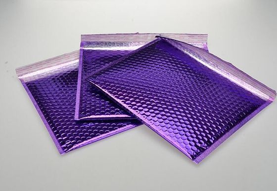 160 * 230mm Moisture Proof Bubble Envelope Purple pet tas aluminium foil gelembung amplop