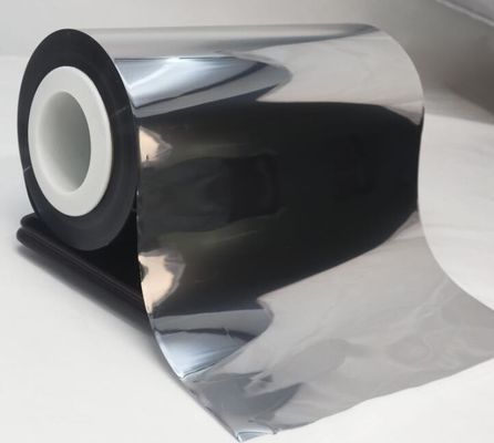 12micron Polypropylene Bopp Aluminized Black Film Roll Untuk Kemasan