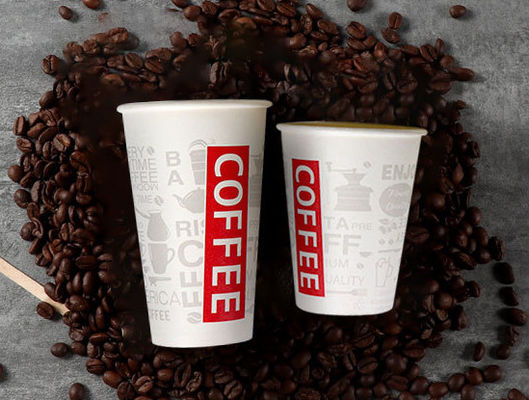 12oz Disposable Paper Cup, 260 + 18pe White Paper Coffee Cups