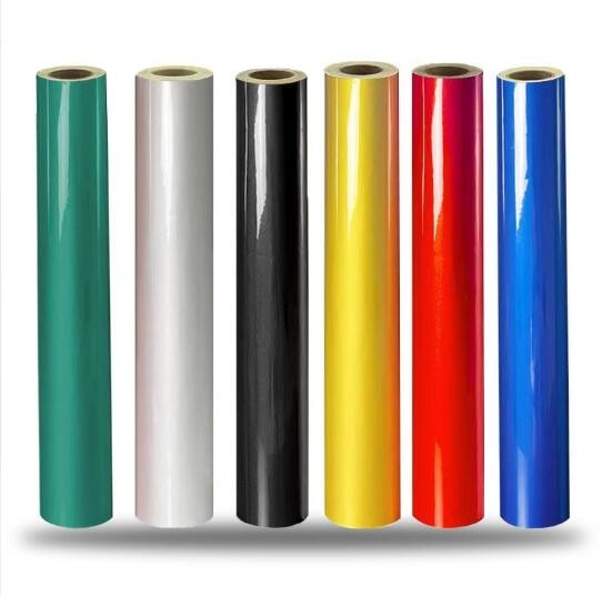 Laser Film Self-Adhesive Green,Blue,Black PVC Lettering Printing Transfer Packaging Roll Material Film