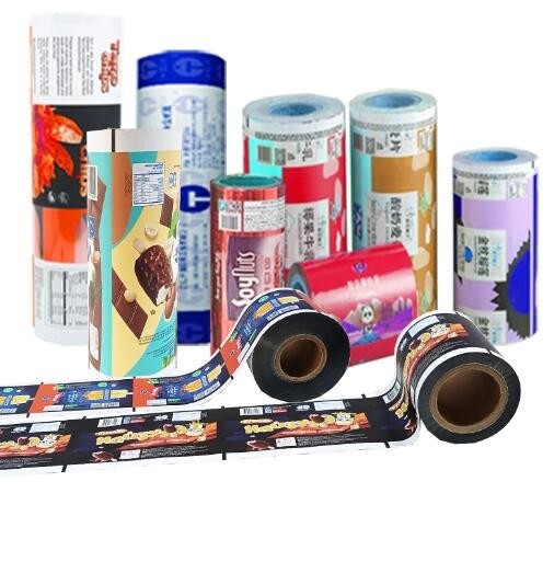 Percetakan khusus 110mic.100mic pet+al+pe film pada gulung untuk Food Packaging Bag