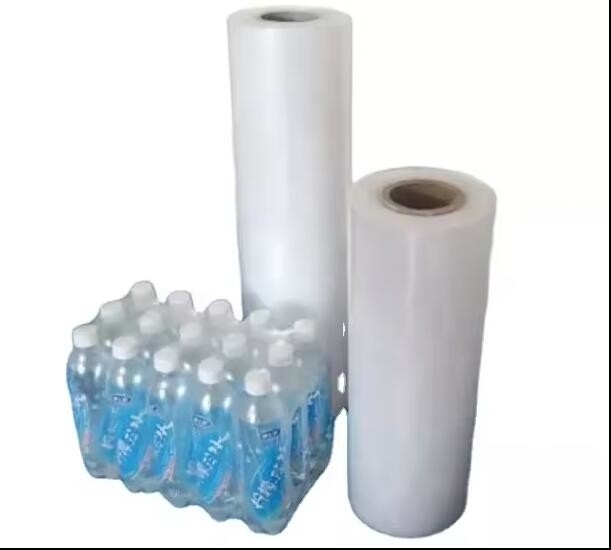 Heat Shrink Plastic PE Shrink Wrap Film Heat Plastic Shrink Film untuk kemasan Plastic Film