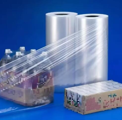 Biodegradable Heat Shrink Film Roll PE Shrink Stretch Film untuk Botol Kaca Bir Minuman Air Minum Bungkus Shrinkable