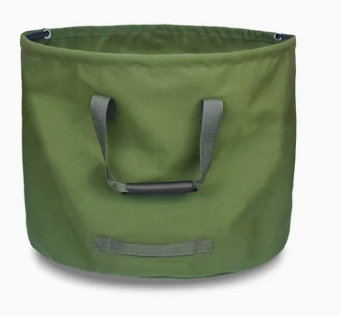 Bag sampah halaman kebun rumput Daun kebun membersihkan wadah tarpa Tote sampah kebun sekali pakai berat tugas kanvas kain koleksi tas